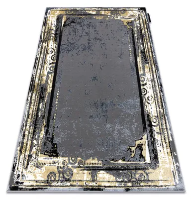 Zdjęcie produktu dla Dywan DE LUXE nowoczesny 628 Ornament vintage przecierany - Strukturalny / złoty szary 160x220 cm