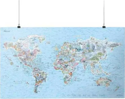 Immagine prodotto di Awesome Maps Mappa per immersioni Blu Blu Taglia unica