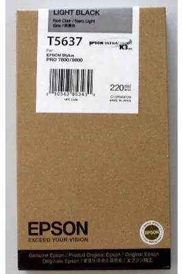 Immagine prodotto di Epson T6037 - 220 ml - Nero - Originale - Cartuccia d'inchiostro - per Stylus Pro 7800, Pro 7880, Pro 9800, Pro 9880