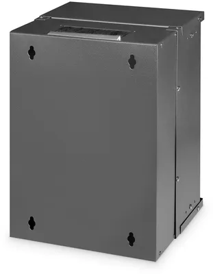 Obrázok produktu pre Digitus DN-49103, Nástenný regál, 9U, 60 kg, Zámok, Koľajnice racku, Vylepšená správa káblov