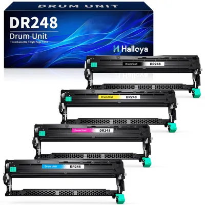 Trommel DR248CL kompatibel für Brother Drucker, 4er-Pack