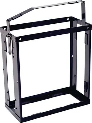 Image de Support pour bidon Longueur 377 mm Largeur 174 mm Hauteur 485 mm Noir profond RAL 9005 2,87 kg