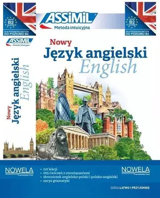 Obrázek produktu pro Nowy język angielski łatwo i przyjemnie samouczek A1-B2 + audio online