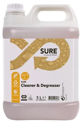 Produktbild von SURE Cleaner & Degreaser, Fettlöser, für wasserfeste Oberflächen | Kanister (5 l)