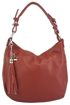 Produktbild von Florence Leder Tasche Schultertasche Shopper rot OTF134R