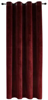Produktbild von Vorhang Ösen Bordeaux Verdunkelung 140x245 cm Samt weich blickdicht Gardine
