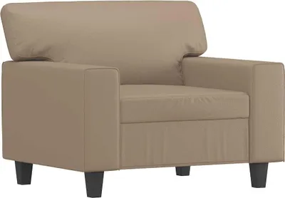 Produktbild von vidaXL Sessel Cappuccino-Braun 60 cm Kunstleder