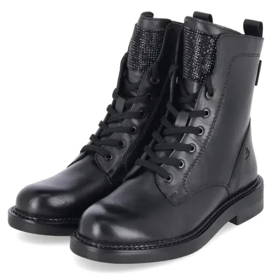Productafbeelding van Bullboxer damesschoenen, veterschoenen, zwart, leer, maat: 37