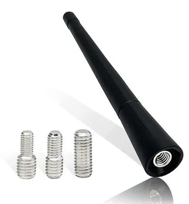 Zdjęcie produktu dla Antena samochodowa dachowa 18.1CM fm/am uniwersalna 3 adaptery