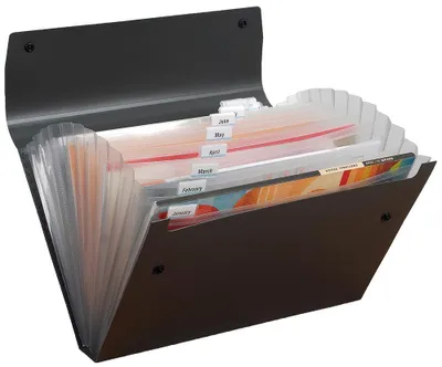 Produktbild von Pentel Document Folder Organiser a4 czarny