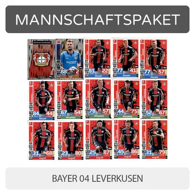 Produktbild von Topps Match Attax - 2018/19 - Mannschaftspaket - Bayer 04 Leverkusen