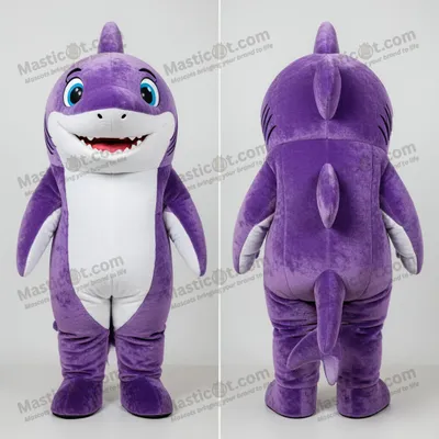 Produktbild von Lila MASTICOT Cartoon Hai Mascot