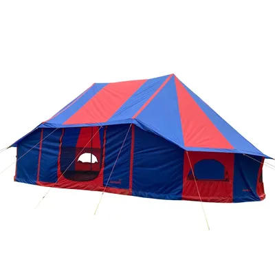 Produktbild von Skandika Eventzelt Morsom für bis zu 22 Personen | Großes Partyzelt mit eingenähtem Zeltboden, Tipi, 8 x 5 m, 3,5 m Stehhöhe, wasserdicht | Zelt