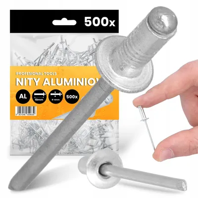 Obrázek produktu pro TRCR Nýty trhací hliníkové pozinkované 4x10 mm 500ks