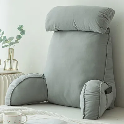 Immagine prodotto di Solidchoice - Cuscino per schienale con braccioli e supporto cervicale removibile