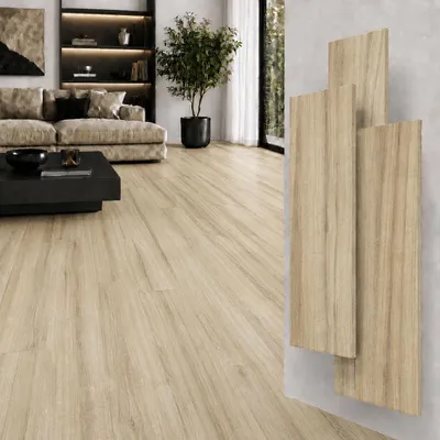 Zdjęcie produktu dla Berti Graf Panele winylowe SPC 5 mm na klik z podkładem IXPE, wodoodporne, 122 x 18,4 cm, dekor drewna
