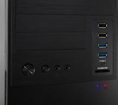 Image de Inter-Tech IT-6865 - Micro tour - PC - noir - 14 cm - 34 cm - CE