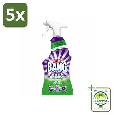 Produktbild von 5 x Cillit Bang Power Cleaner Universal Entfetter - 750 ml - Großpackung - 5 Stücke