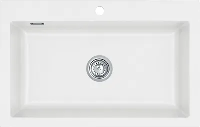 Produktbild von Spüle KeraDomo MERA 80 Polar mit Handbetätigung