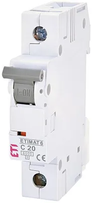 Produktbild von ETI Leitungsschutzschalter Etimat 6 C20 1-pol