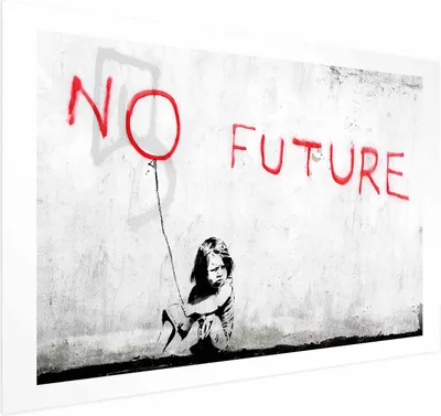 Produktbild von Posterpapier Poster - No Future 60x40 cm Streetart m-C-0317-ao-a