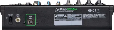Productafbeelding van Mackie ProFX10v3, 10 kanalen, zwart