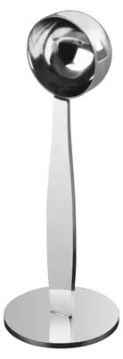 Produktbild von Kaffeelöffel mit Tamper - 2 in 1 Dosierlöffel aus rostfreiem Stahl - für gemahlenen Kaffee und Espresso - 15 ml