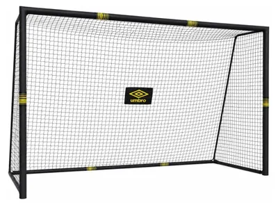 Produktbild von Umbro Umbro Voetbaldoel - 300 x 200 x 120cm - Voetbalgoal Groot - Metaal - Zwart/Geel