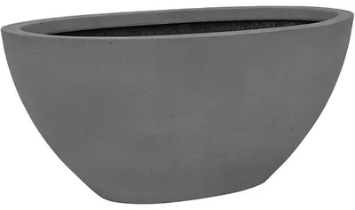 Productafbeelding van Keramische plantenpot, antracietgrijs, afmetingen: lengte 32 cm, breedte 13,5 cm, hoogte 13 cm