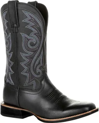 Produktbild von Elzusha – Klassische Cowboystiefel für Herren mit besticktem Schaft