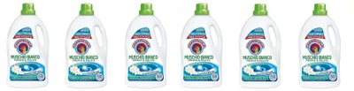 Produktbild von 6x Chanteclair Lavatrice Muschio Bianco Waschmittel mit Entfetter Duft von weißem Moschus 50 Wäschen 2500ml