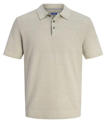 Image de JACK & JONES Jprbluriley, polo en maille, manches courtes