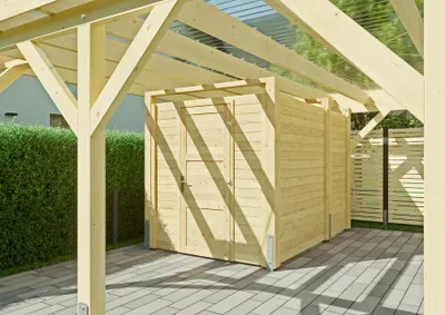 Produktbild von Geräteraum Doppelcarport 312x197 cm