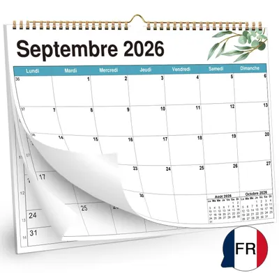 Obrázok produktu pre Nástenný kalendár formátu A4 na roky 2026-2027 s 16 mesiacmi