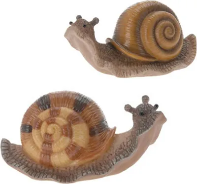 Image de Progarden | Figurines de jardin - Escargots - Résistant aux intempéries - Décoratif pour jardin et balcon
