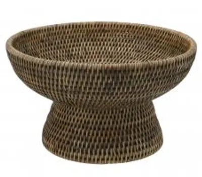 Immagine prodotto di H&H Centrotavola In Rattan Con Piede Cm 30Xh17