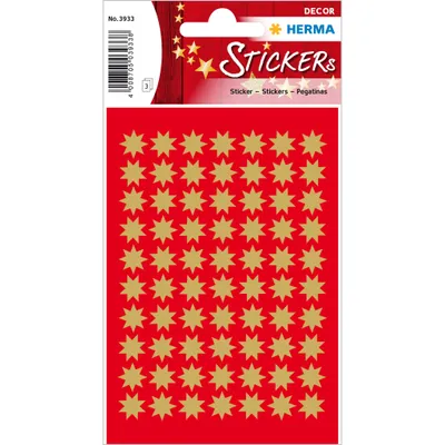 Produktbild von 210 HERMA Aufkleber 3933 Sterne