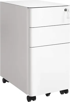 Produktbild von SONGMICS Aktenschrank Rollcontainer, Schloss, vormontiert, Sideboard