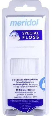 Image de Filaments pelucheux spéciaux Meridol 50 pièces