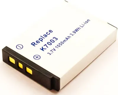 Produktbild von Akku für Kodak EasyShare Z950IS Li-Ion 3,7 Volt 1050 mAh schwarz.