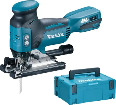 Produktbild von Makita DJV181ZJ, Schwarz, Blau, -45 - 45°, Überlastschutz, 13,5 cm, 2 cm, 1 cm