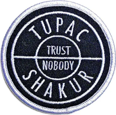Produktbild von 2Pac Trust Aufnäher zum Aufnähen