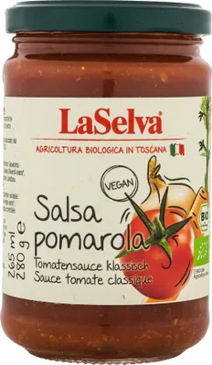 Produktbild von LaSelva Tomatensauce klassisch - Salsa Pomarola - 280g