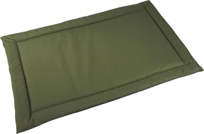 Produktbild von Wasserfestes hundebett größe 110x70 cm - robust, pflegeleicht, aus codura, matte für kleine, mittlere und große hunde, für innen- und außenbereich - farbe - olivgrün