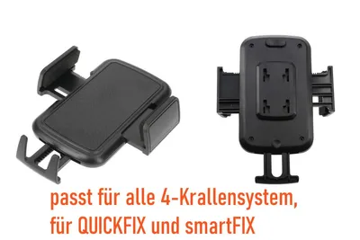 Produktbild von Universal Gripper 2.0 für Geräte von 50-92mm kompatibel zu allen 4-Krallenhalter und zu QUICKFIX Haltern