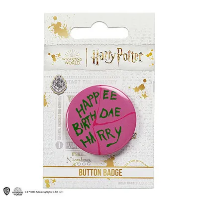 Produktbild von Harry Potter Happee Birthdae Cake Abzeichen Button