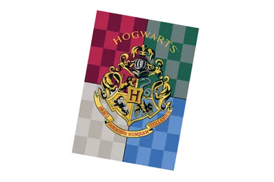 Produktbild von Harry Potter Hogwarts Logo Fleecedecke 100 x 140 cm
