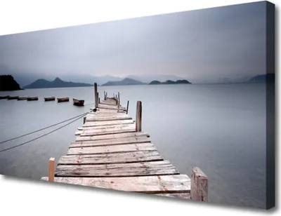 Produktbild von Tulup Leinwand-Bilder 100x50 Wandbild Canvas Kunstdruck Brücke Meer Architektur