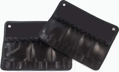 Image de 2 x Sac à roulettes à 12 compartiments Rouleau d'outils Sac à outils