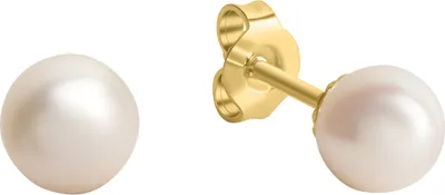 Produktbild von Orolino Ohrringe 585/- Gold 0,6cm Weiß Süßwasserzuchtperle Weiß 067320076-1